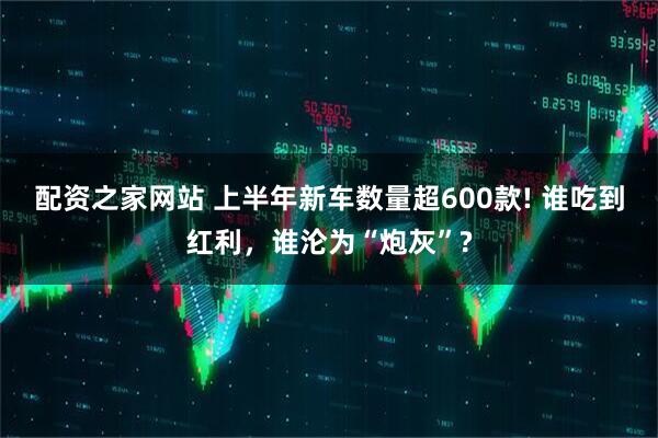 配资之家网站 上半年新车数量超600款! 谁吃到红利，谁沦为“炮灰”?